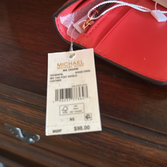 NWT Michael Kors Colby bag w/wallet in spiced coral - Picture 3 of 5